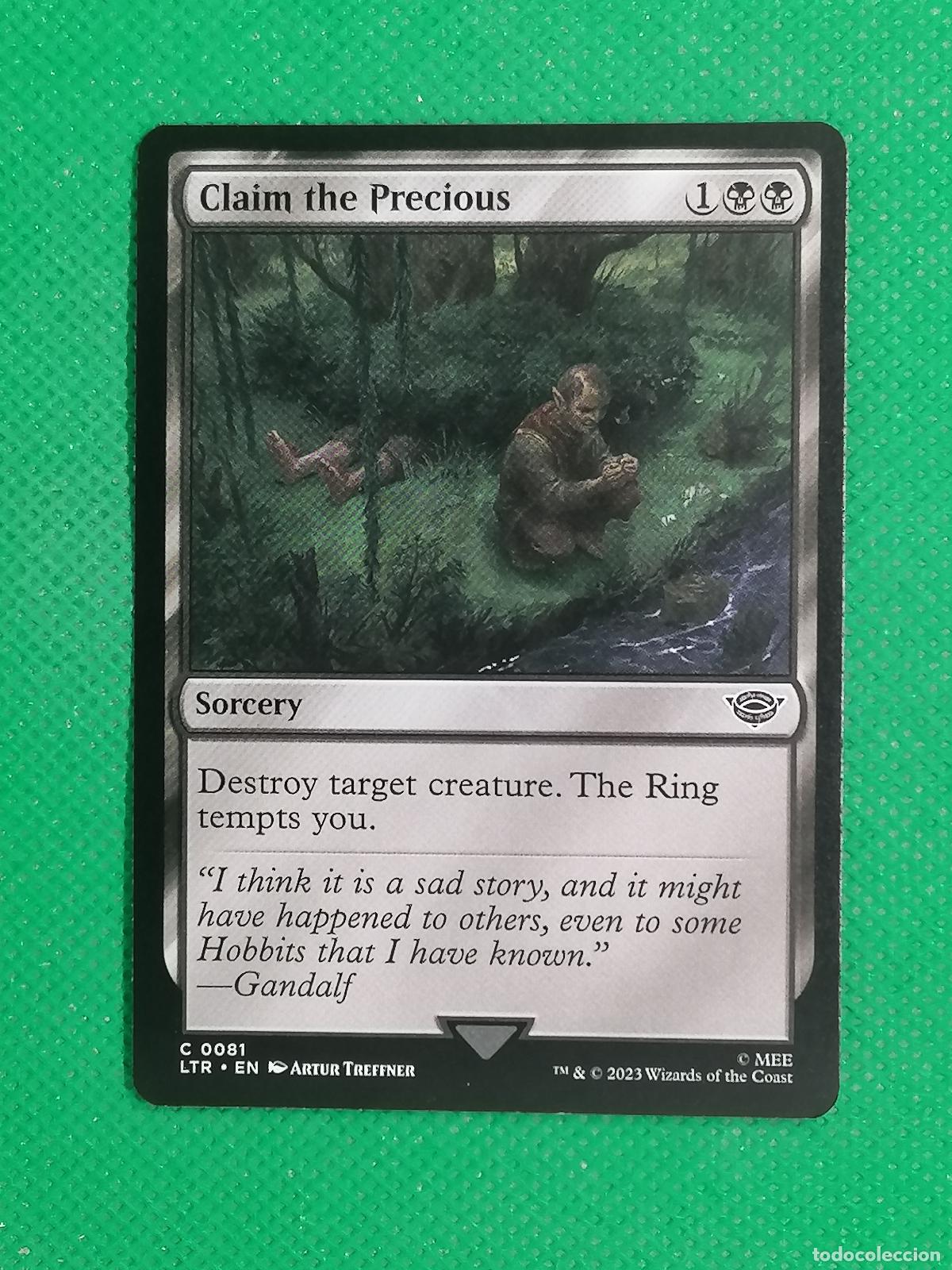 Trading Cards: 081 CLAIM THE PRECIUS ENGLISH ⚽ WIZARD OF THE COAST 2023 MAGIC THE GATHERING ⚽