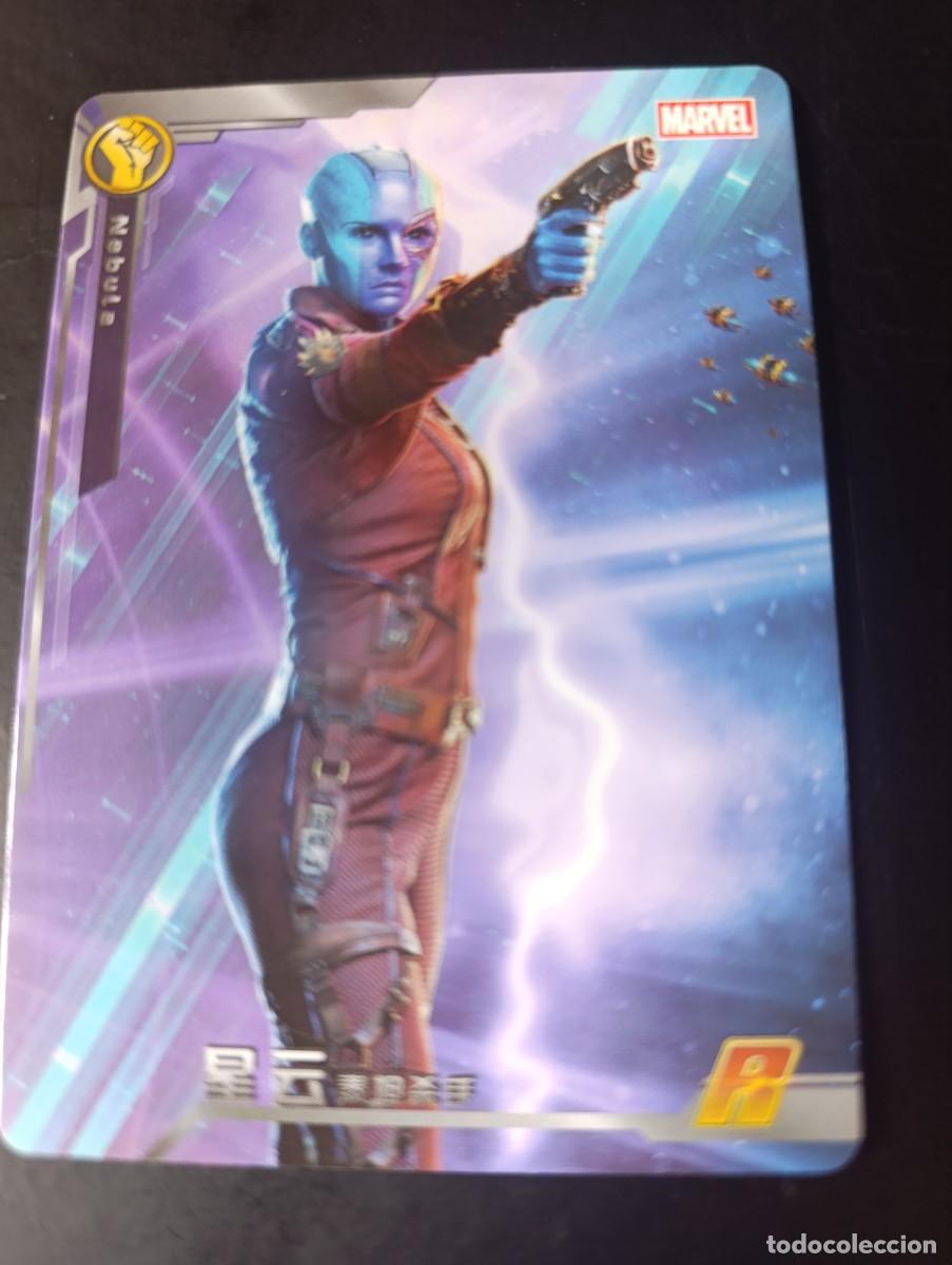 Figurine Collezionabili: CARD METALIZADA MARVEL AVENGERS NEBULA (A / MW-061). NO PANINI. COLECCION CHINA