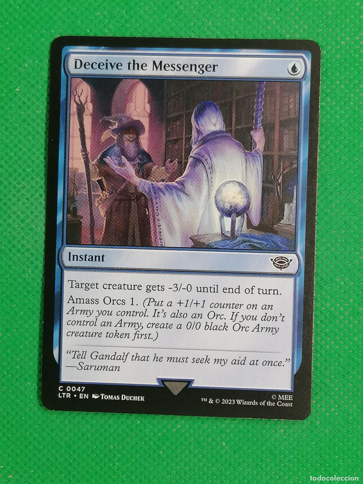 Trading Cards: 047 DECEIVE THE MESSENGER ENGLISH ⚽ WIZARD OF THE COAST 2023 MAGIC THE GATHERING ⚽