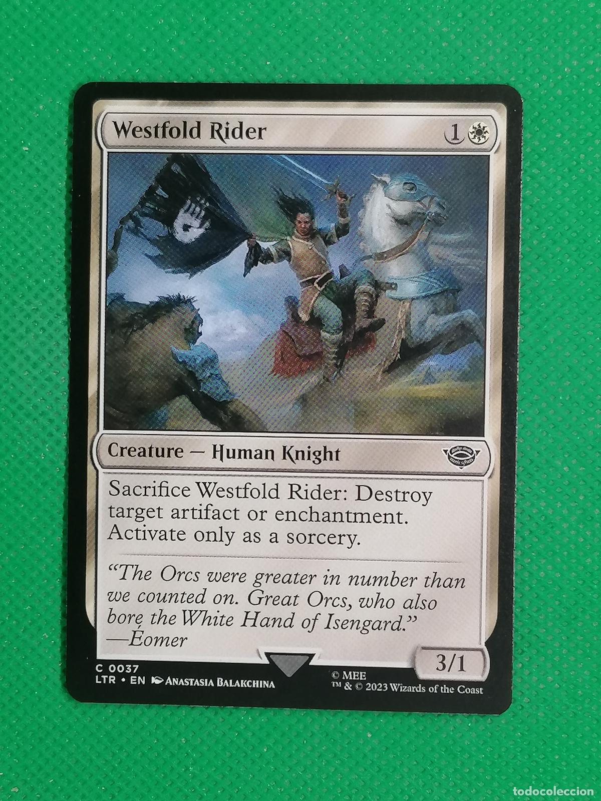 Trading Cards: 037 WESTFOLD RIDER ENGLISH ⚽ WIZARD OF THE COAST 2023 MAGIC THE GATHERING ⚽