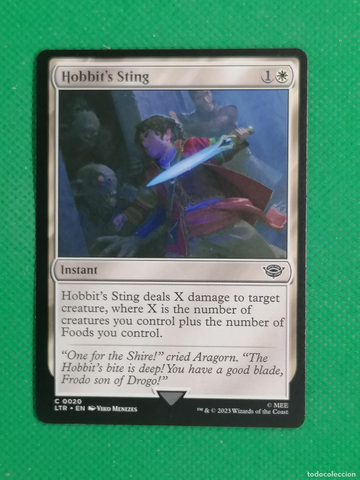 Trading Cards: 020 HOBBIT&acute;S STING ENGLISH ⚽ WIZARD OF THE COAST 2023 MAGIC THE GATHERING ⚽
