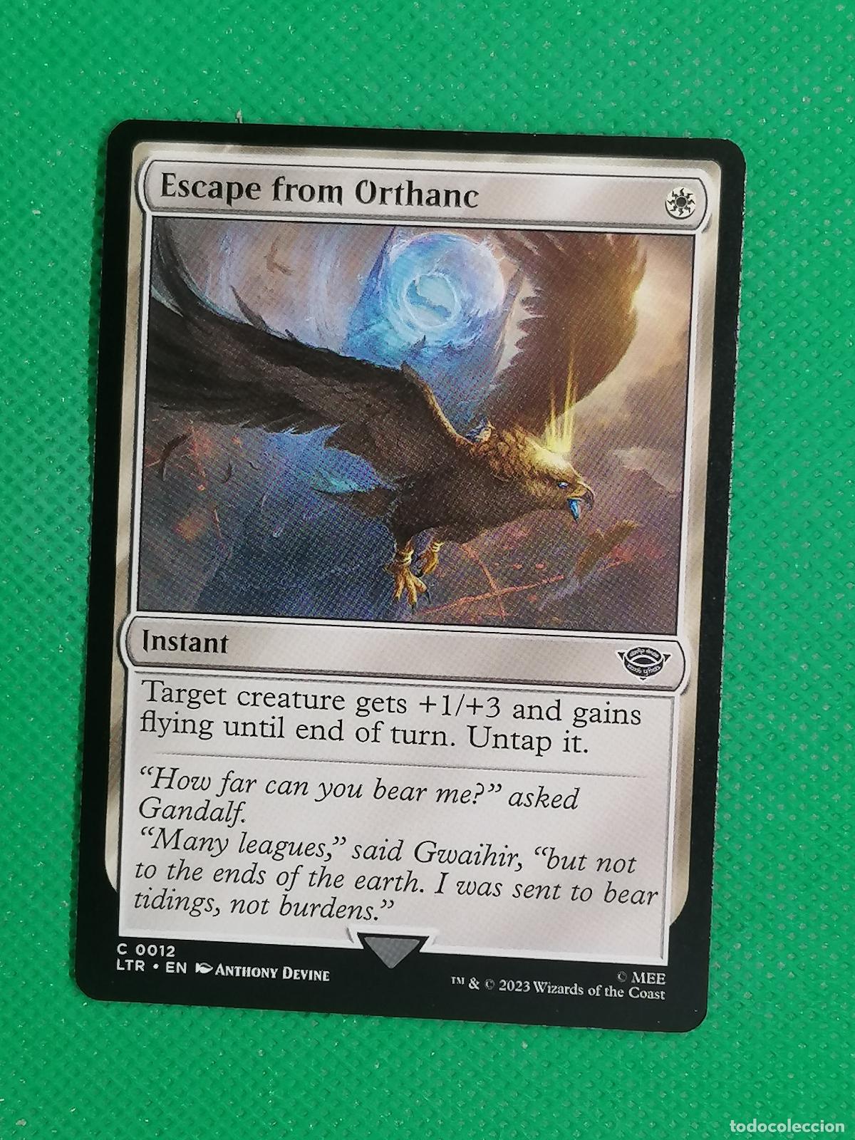 Trading Cards: 012 ESCAPE FROM ORTHANC ENGLISH ⚽ WIZARD OF THE COAST 2023 MAGIC THE GATHERING ⚽