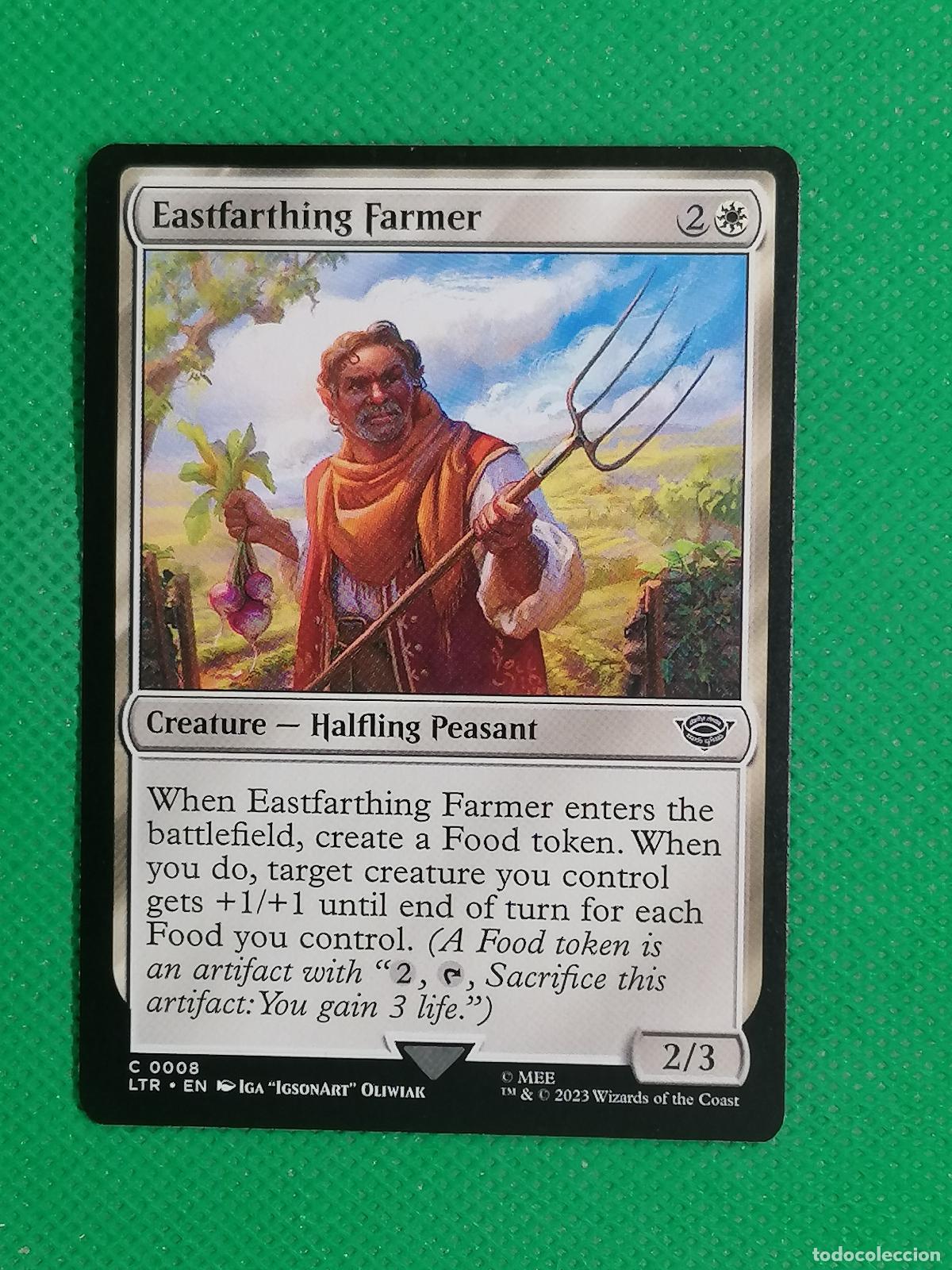Trading Cards: 008 EASFARTHING FARMER ENGLISH ⚽ WIZARD OF THE COAST 2023 MAGIC THE GATHERING ⚽