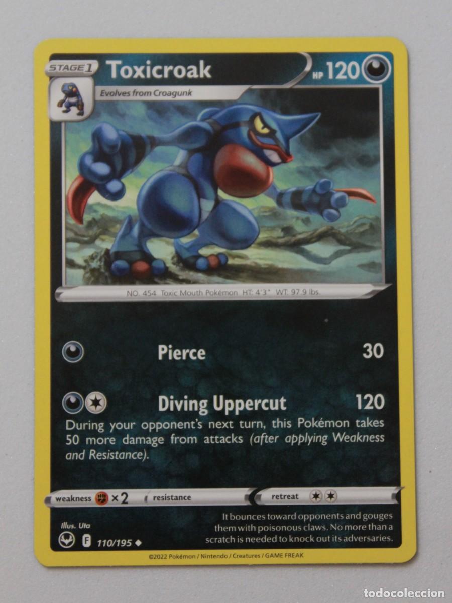 Trading Cards: Toxicroak carta Pok&eacute;mon TCG 110/195