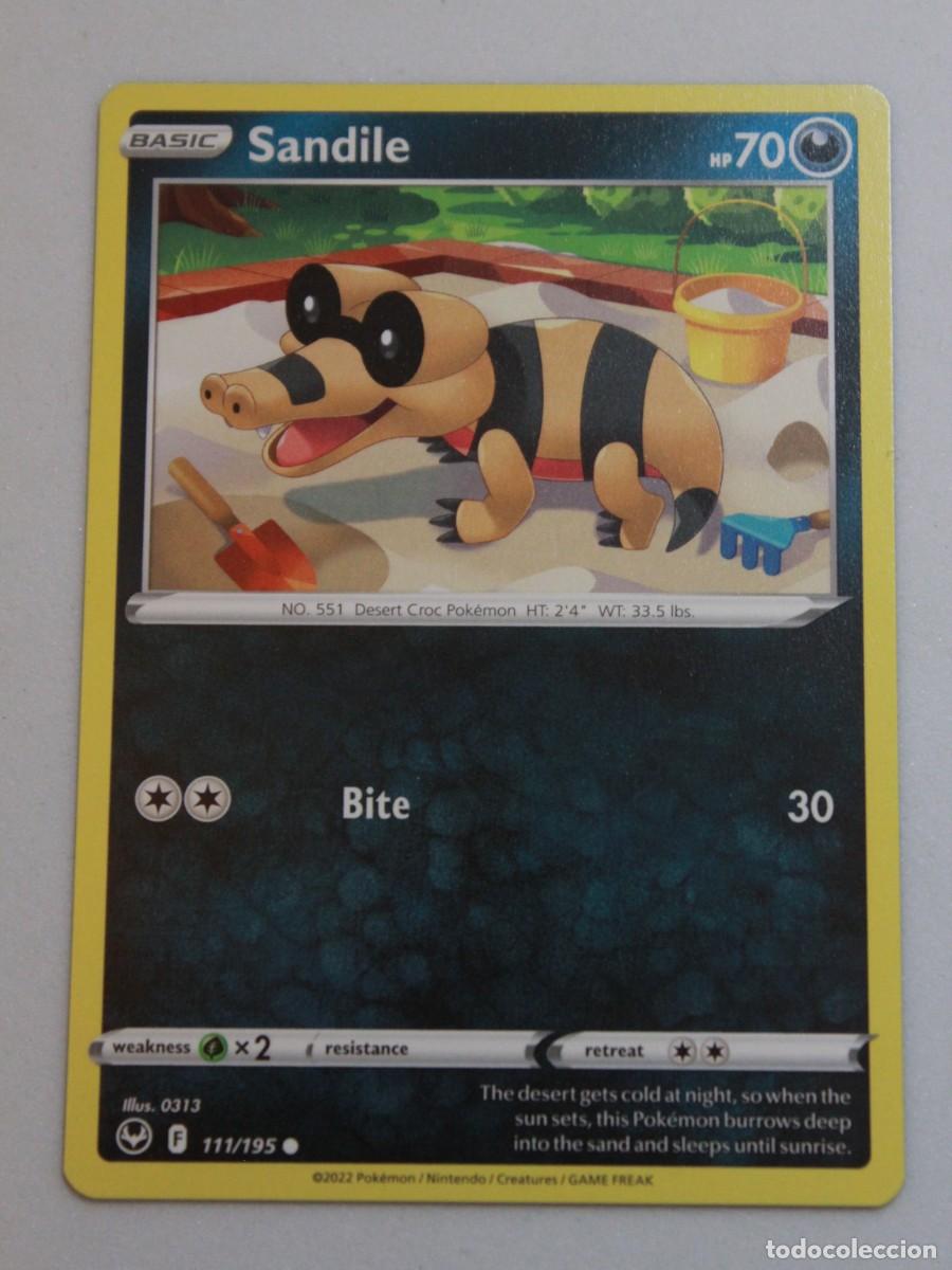 Trading Cards: Sandile carta Pok&eacute;mon TCG 111/195