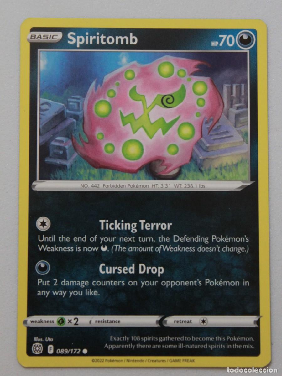 Trading Cards: Spiritomb carta Pok&eacute;mon TCG 089/172