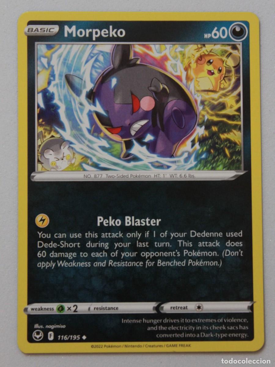 Trading Cards: Morpeko carta Pok&eacute;mon TCG 116/195