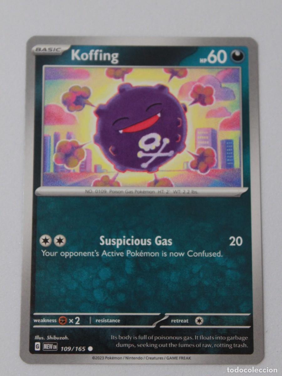 Trading Cards: Koffing carta Pok&eacute;mon TCG MEW EN 109/165 reverse holo