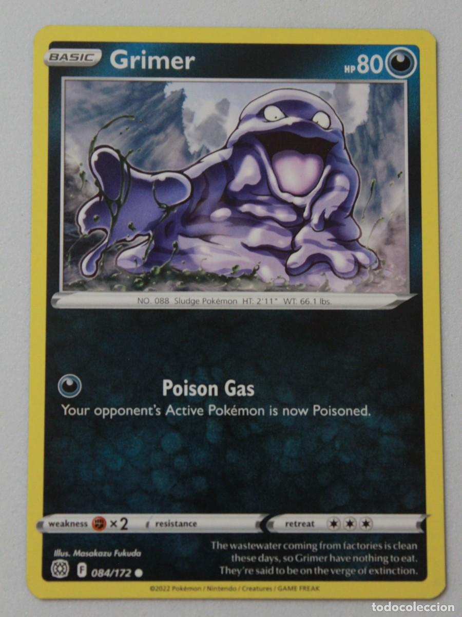 Trading Cards: Grimer carta Pok&eacute;mon TCG 084/172