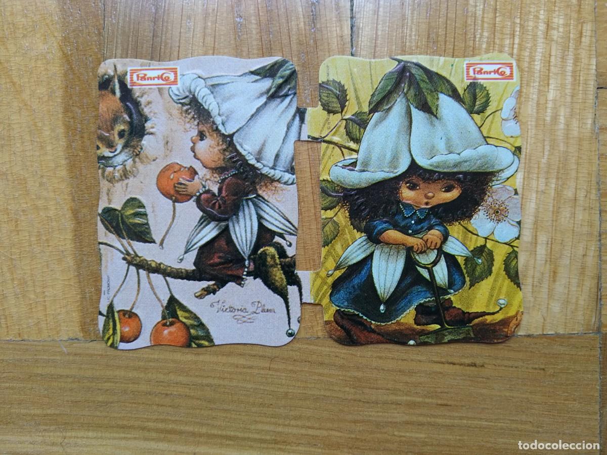 Trading Cards: DOBLE CROMO PANRICO VICTORIA PLUM EN RELIEVE PASTELITOS SIN PEGAR VER FOTOS