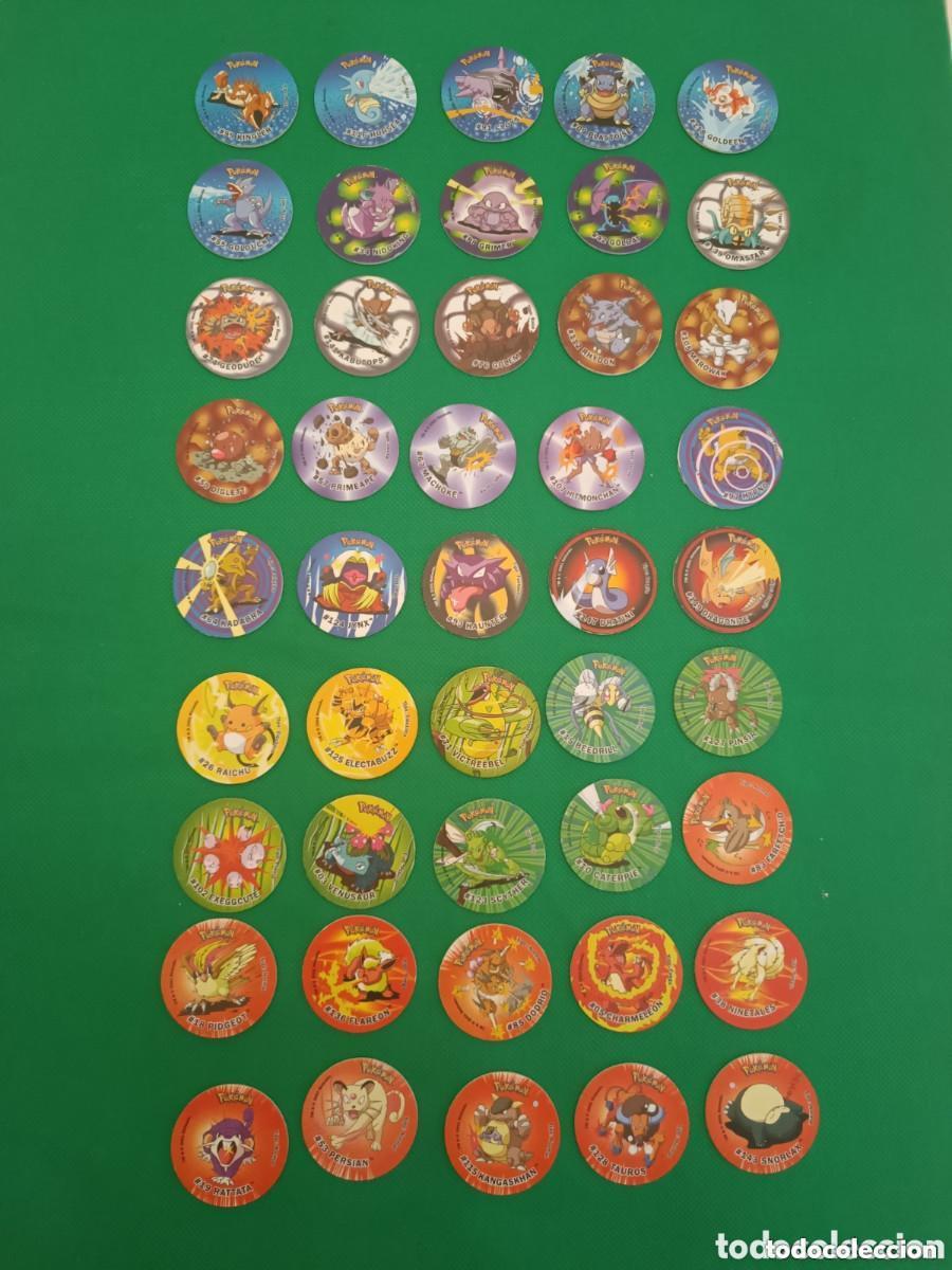 Trading Cards: Colecci&oacute;n tazos Pokemon Attack Nintendo promoci&oacute;n Matutano 2001