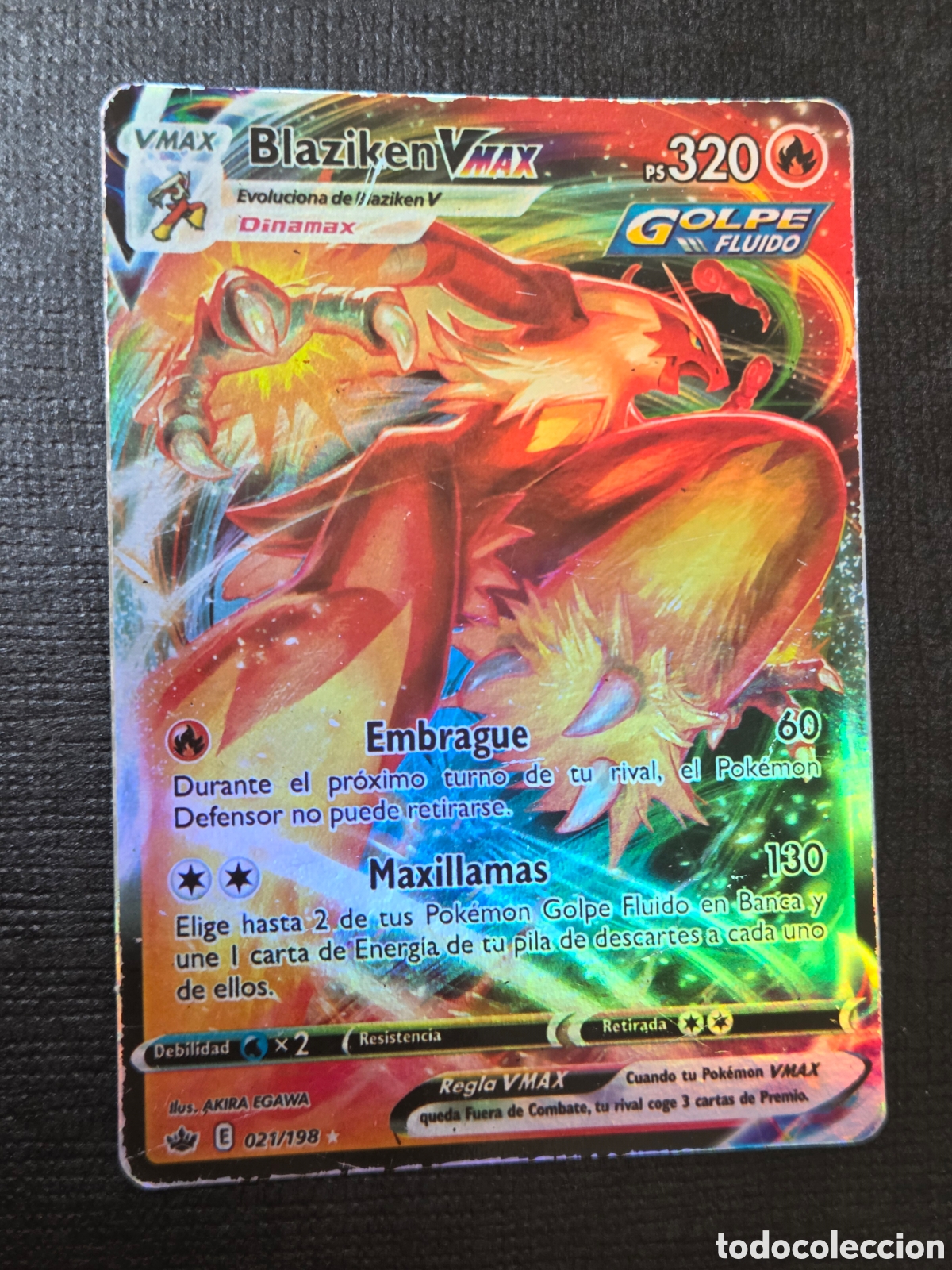 Trading Cards: Carta Pokemon BLAZIKEN V MAX ps 320
