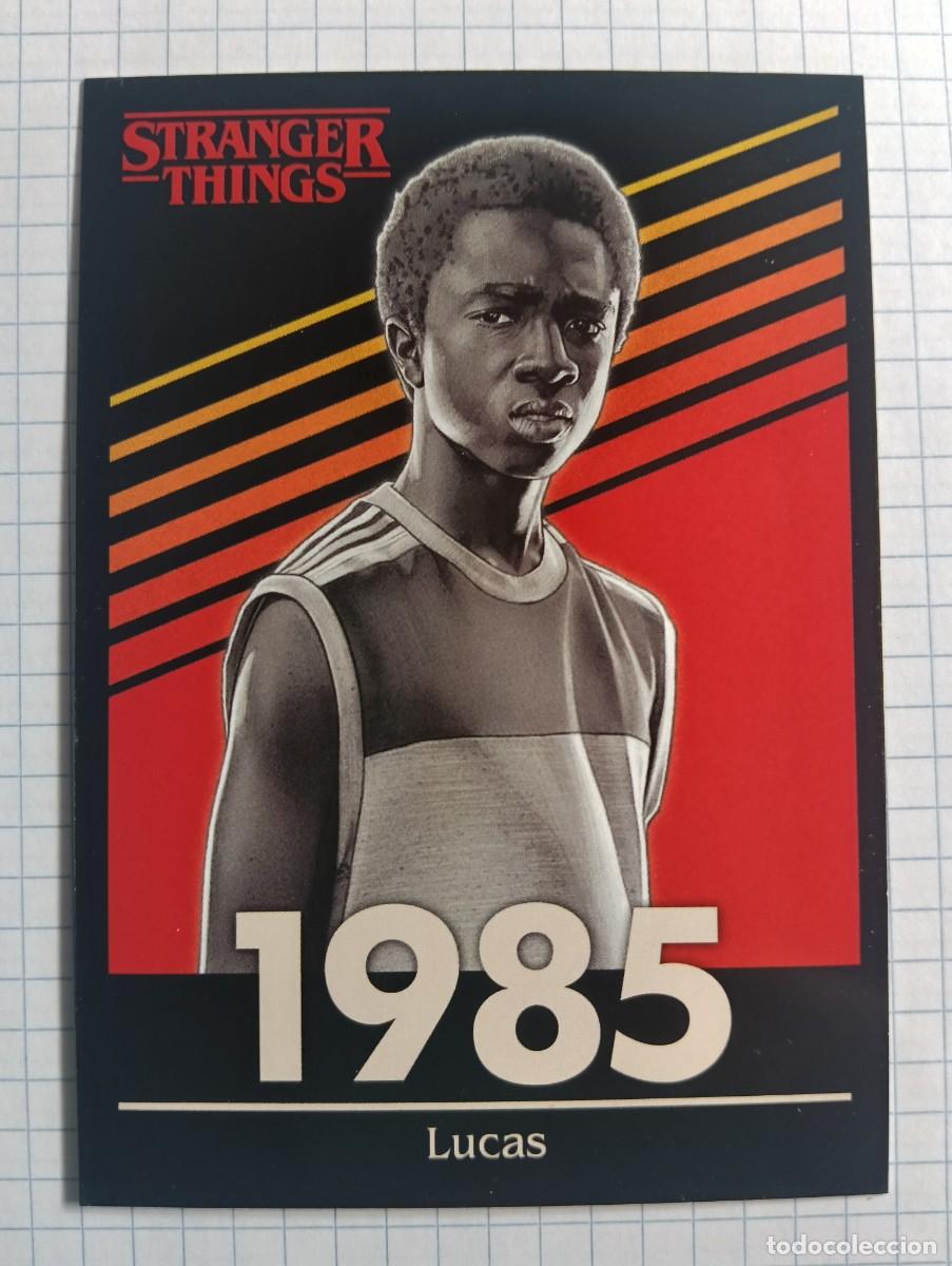 Trading Cards: Stranger Things - N&deg; 126 - Lucas ( 1985 )