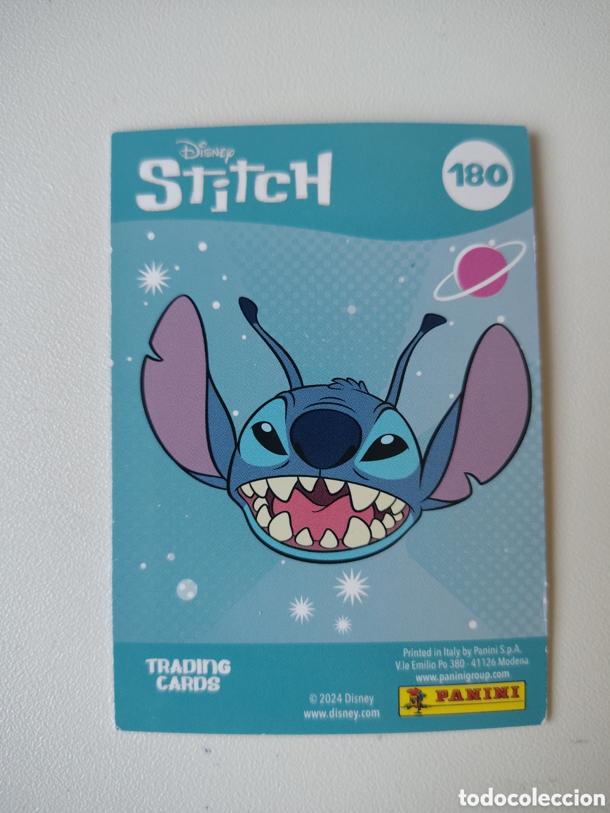 Trading Cards: Stitch 2024 Disney n&deg; 180 Trading Card Panini