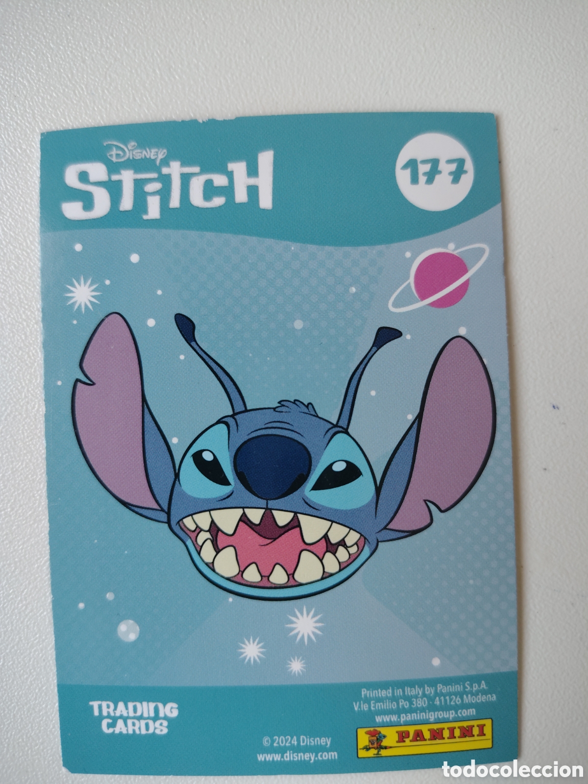 Trading Cards: Stitch 2024 Disney n&deg; 177 Trading Card Panini