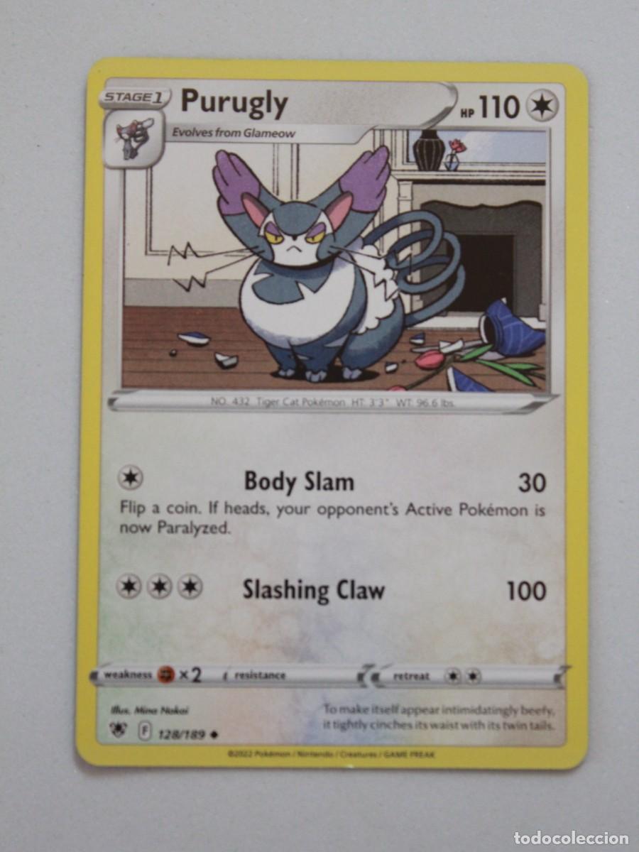 Trading Cards: Purugly carta Pok&eacute;mon TCG Crown Zenith 128/159
