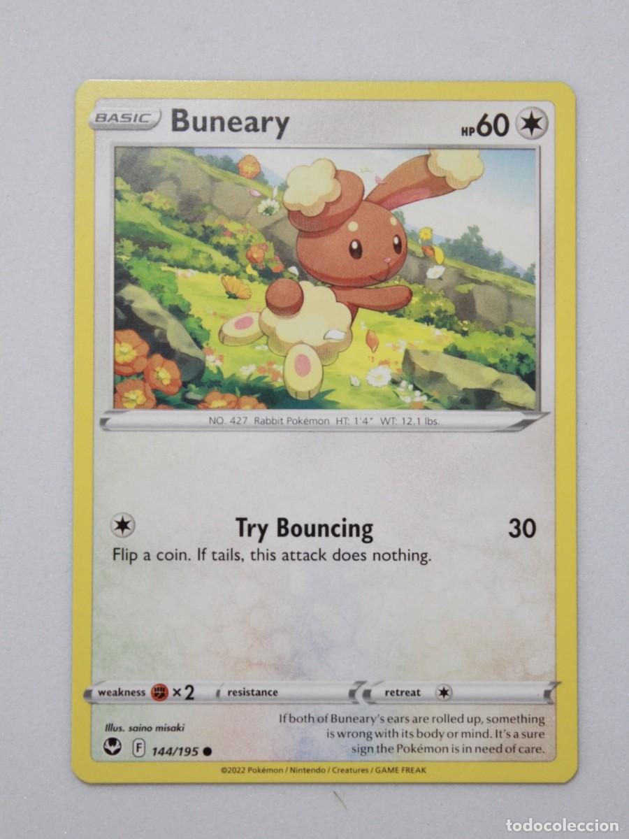 Trading Cards: Buneary carta Pok&eacute;mon TCG Silver Tempest 144/195