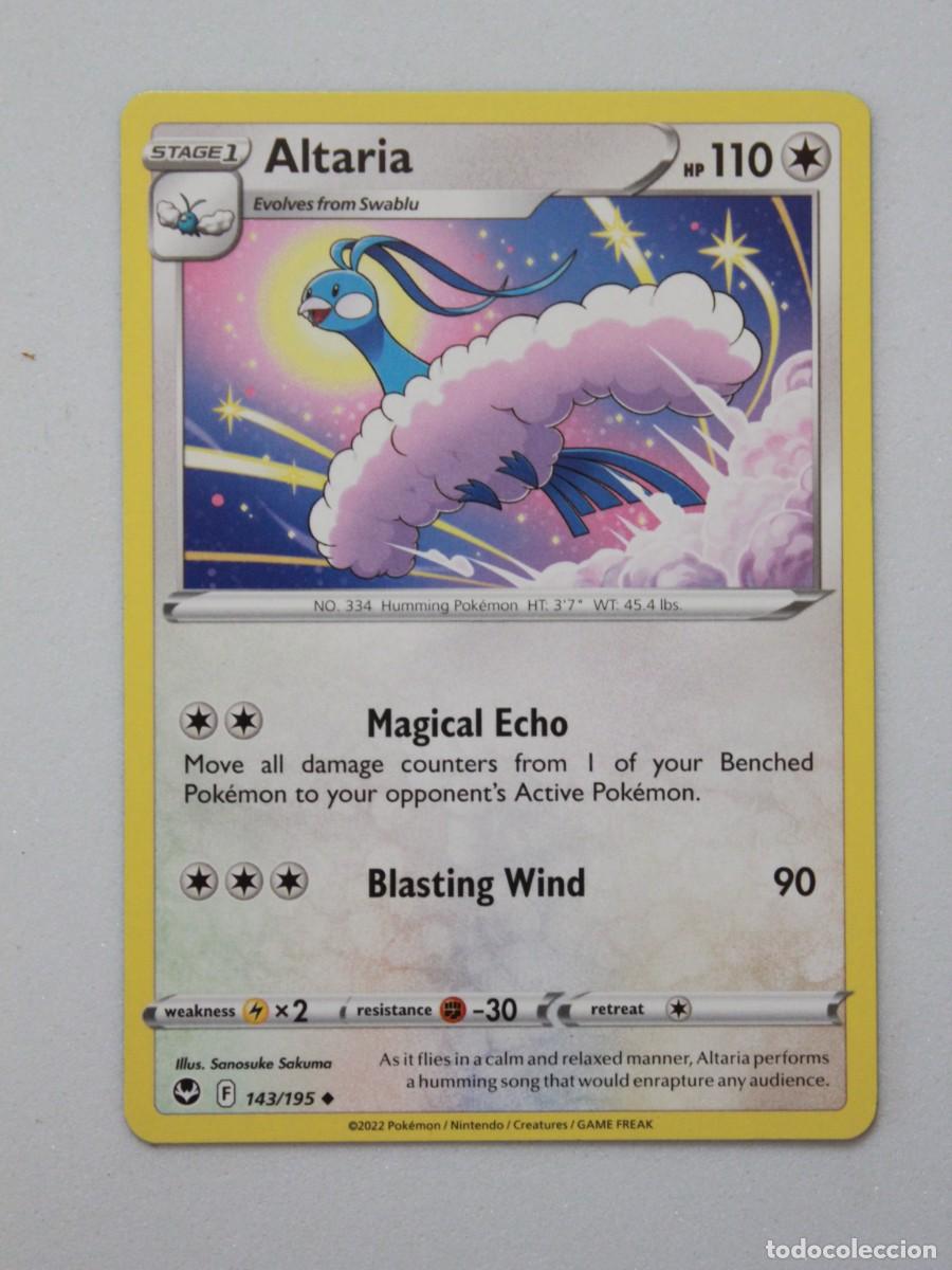 Trading Cards: Altaria carta Pok&eacute;mon TCG Silver Tempest 143/195