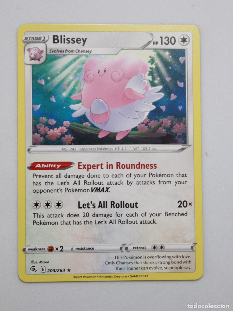 Trading Cards: Blissey carta Pok&eacute;mon TCG Fusion Strike 203/264