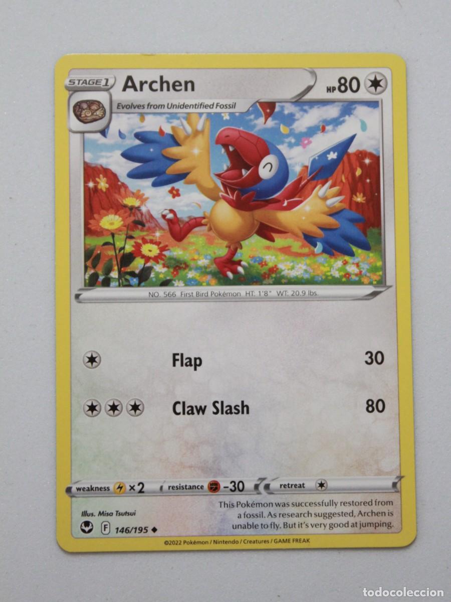 Trading Cards: Archen carta Pok&eacute;mon TCG Silver Tempest 146/195