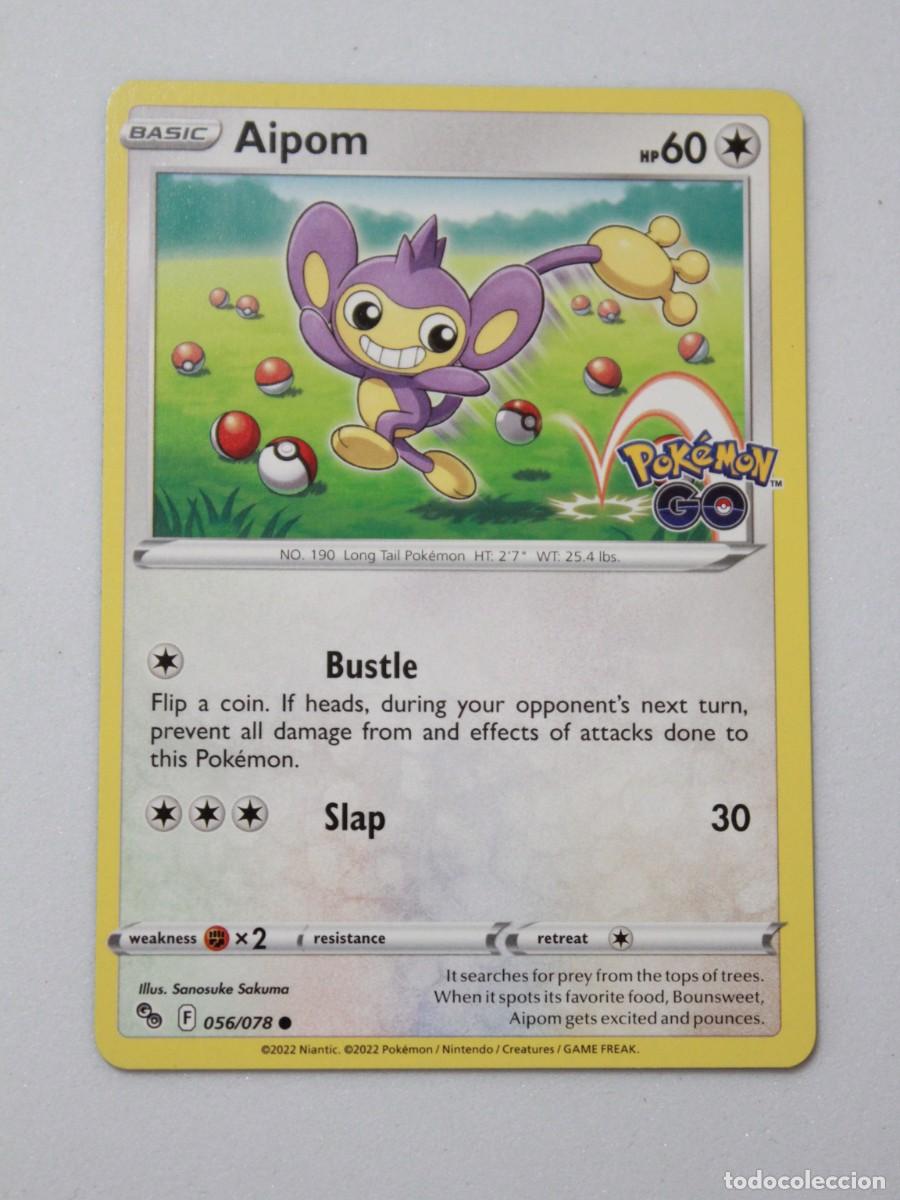 Trading Cards: Aipom carta Pok&eacute;mon GO Pok&eacute;mon TCG 056/078