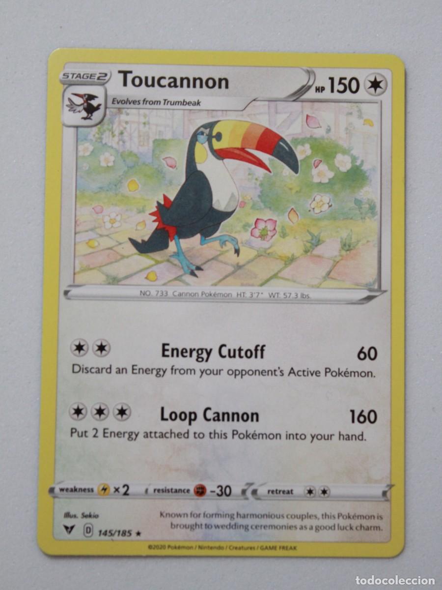 Trading Cards: Toucannon carta Pok&eacute;mon TCG Vivid Voltage 145/185