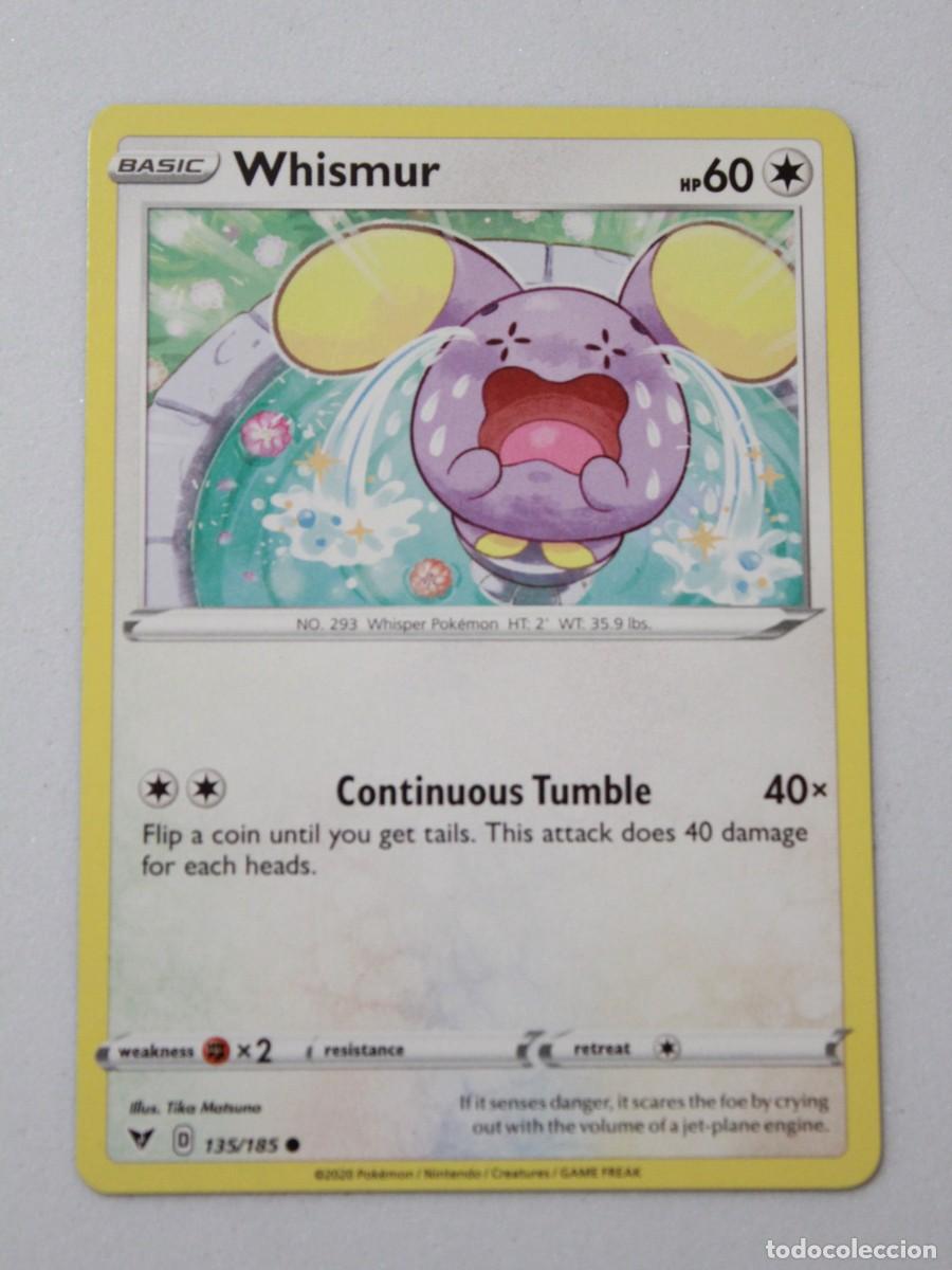 Trading Cards: Whismur carta Pok&eacute;mon TCG Vivid Voltage 135/185