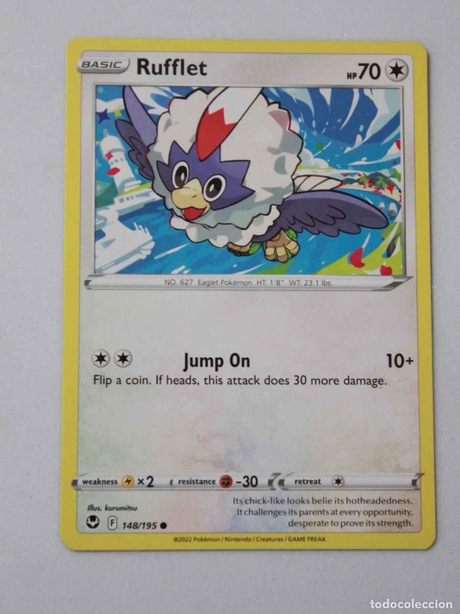 Trading Cards: Rufflet carta Pok&eacute;mon TCG Silver Tempest 148/195