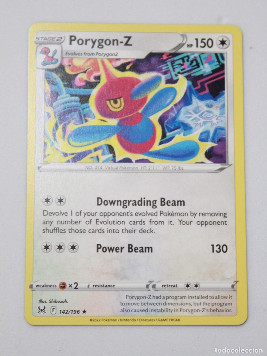 Trading Cards: Porygon-Z carta Pok&eacute;mon TCG Lost Origin 142/196