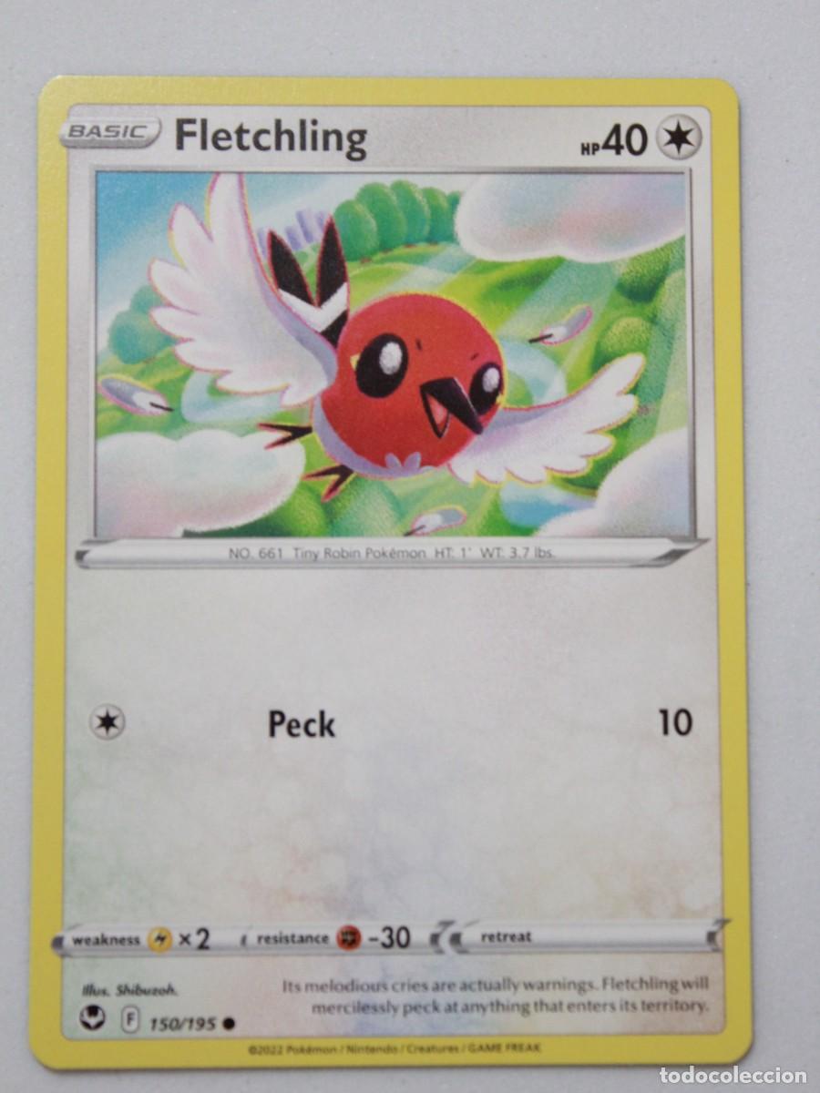 Trading Cards: Fletchling carta Pok&eacute;mon TCG Silver Tempest 150/195