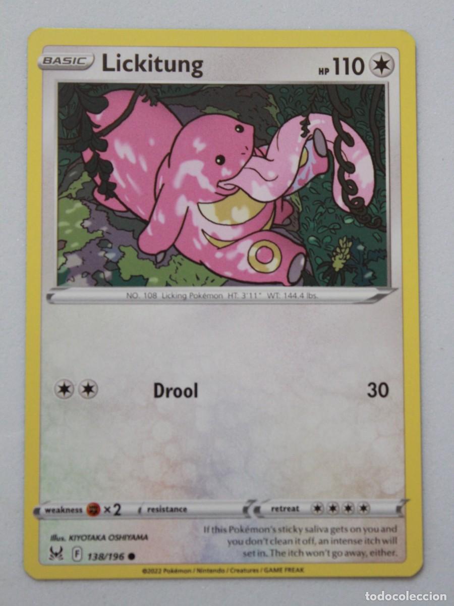 Trading Cards: Lickitung carta Pok&eacute;mon TCG Lost Origin 138/196