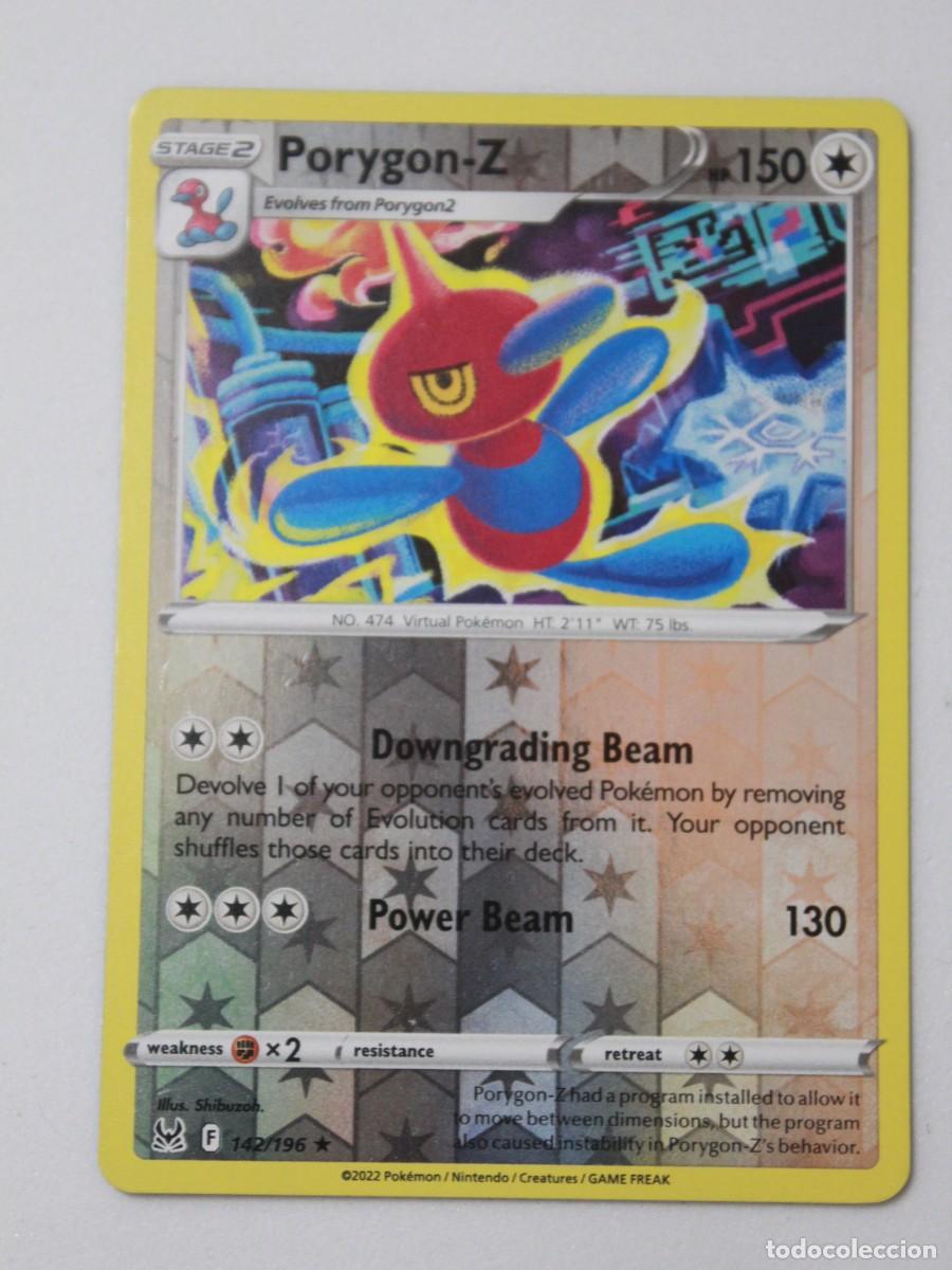 Trading Cards: Porygon-Z Reverse Holo carta Pok&eacute;mon TCG Lost Origin 142/196