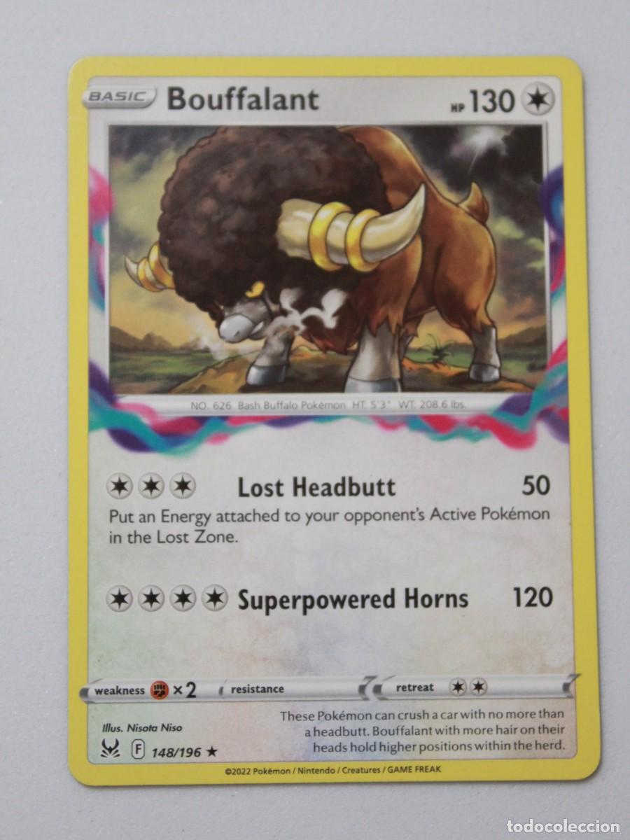 Trading Cards: Bouffalant carta Pok&eacute;mon TCG Lost Origin 148/196