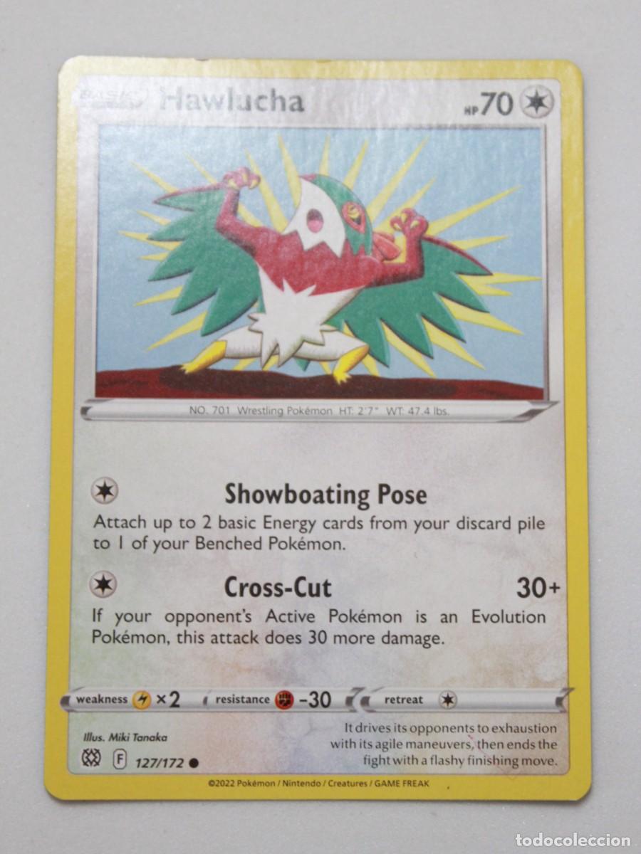 Trading Cards: Hawlucha Reverse Holo carta Pok&eacute;mon TCG Brilliant Stars 127/172