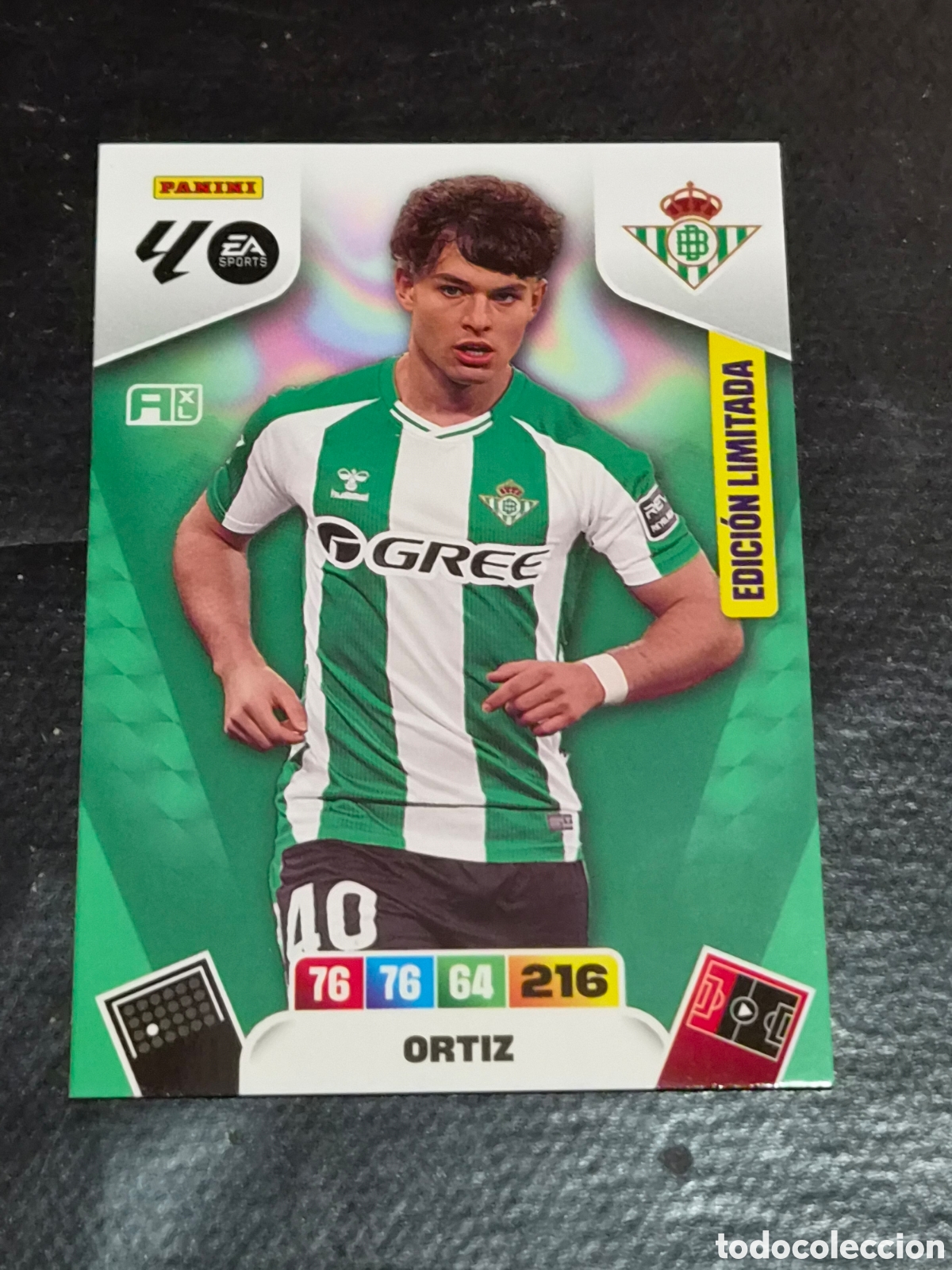 Trading Cards: ORTIZ , BETIS EDICI&Oacute;N LIMITADA ADRENALYN 2025 2026