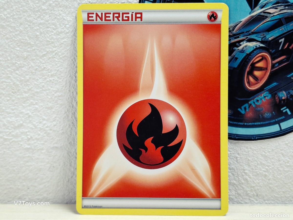 Trading Cards: Carta Energ&iacute;a Fuego Pokemon 2013 ES