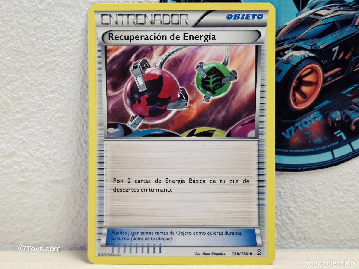 Trading Cards: Carta Recuperaci&oacute;n de Energ&iacute;a 126 Pokemon 2015 XY-Duelos Primigenios ES