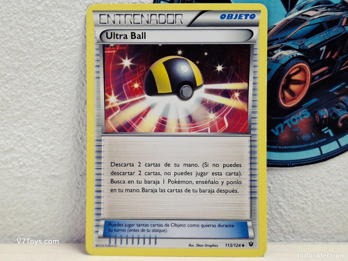 Trading Cards: Carta Ultra Ball 113 Pokemon 2016 XY-Destinos Enfrentados ES