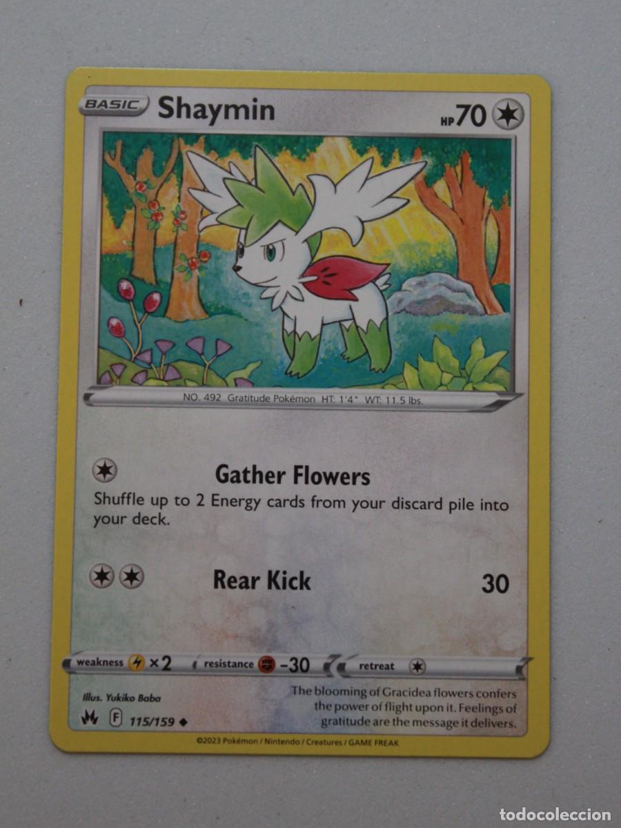 Trading Cards: Shaymin 115/159 &ndash; Pok&eacute;mon TCG Crown Zenith
