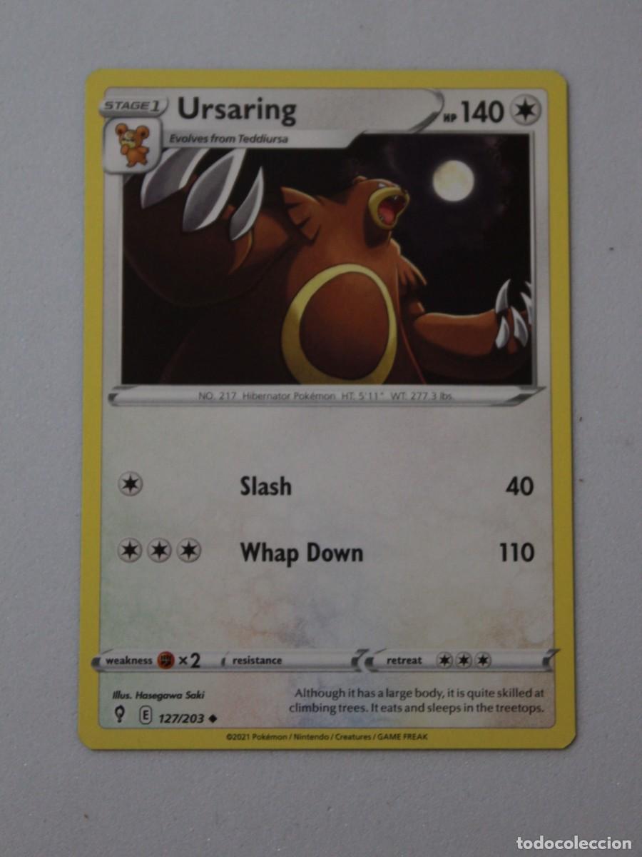 Trading Cards: Ursaring 127/203 &ndash; Pok&eacute;mon TCG Evolving Skies
