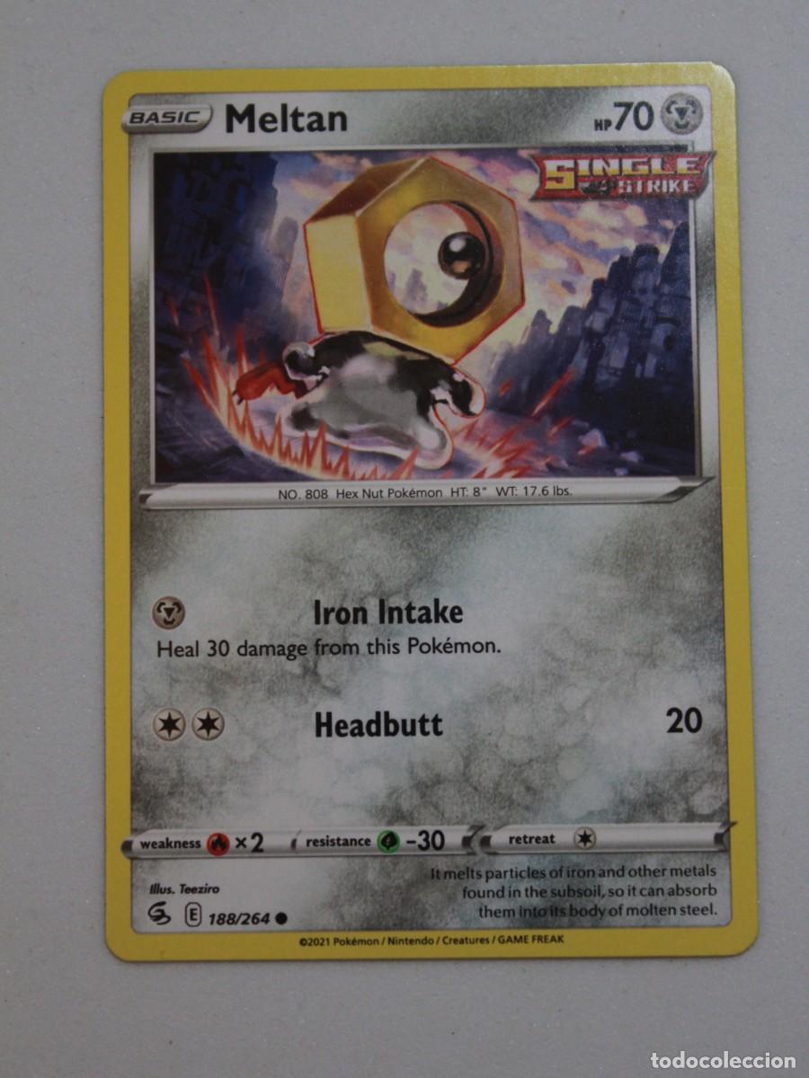 Trading Cards: Meltan 188/264 Reverse Holo &ndash; Pok&eacute;mon TCG Fusion Strike