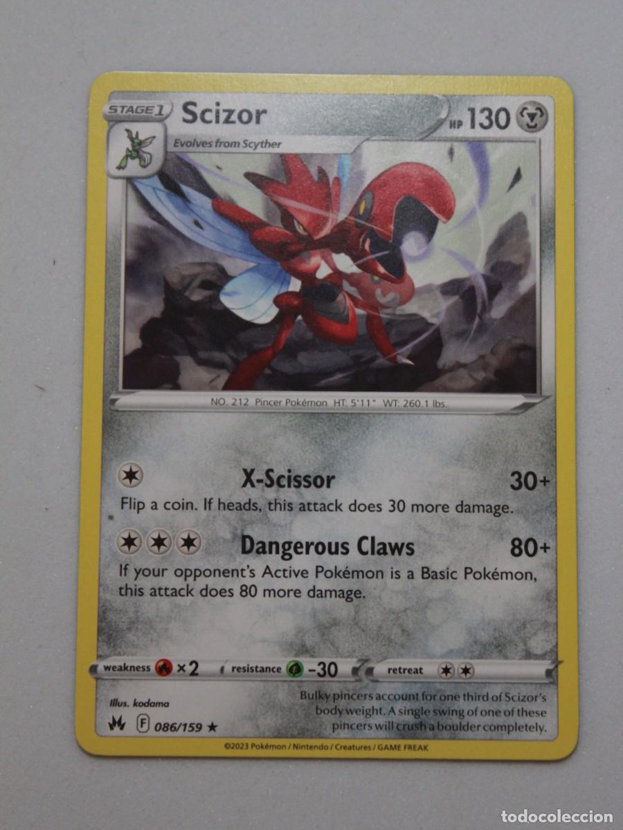 Cartes &agrave; &Eacute;changer: Scizor 086/159 Reverse Holo &ndash; Pok&eacute;mon TCG Crown Zenith
