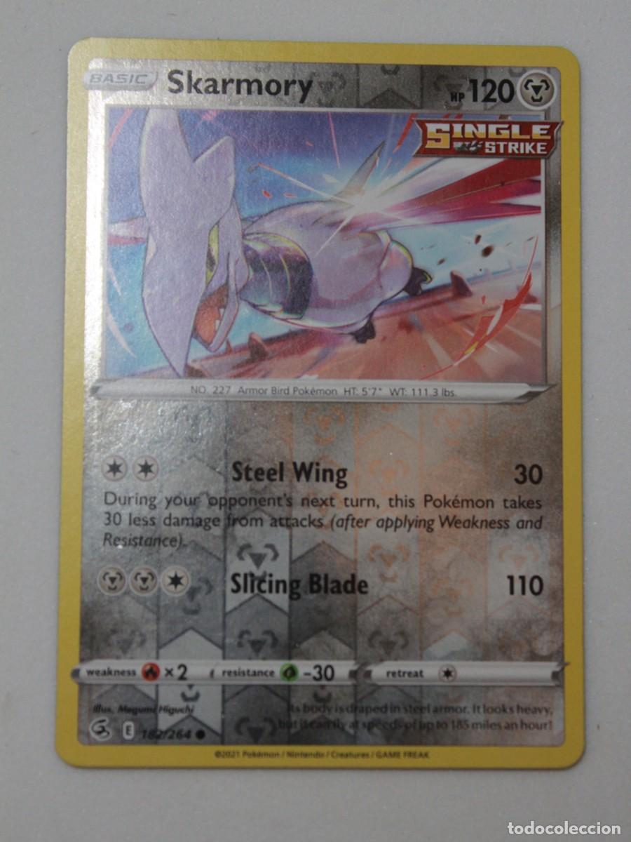 Trading Cards: Skarmory 182/264 Reverse Holo &ndash; Pok&eacute;mon TCG Fusion Strike