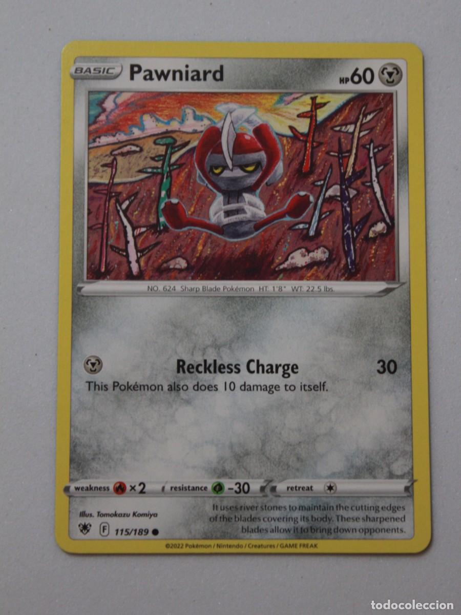 Trading Cards: Pawniard 115/189 Reverse Holo &ndash; Pok&eacute;mon TCG Astral Radiance