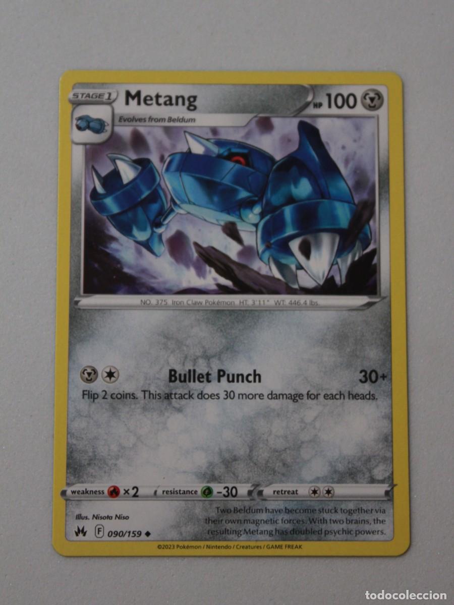 Trading Cards: Metang 090/159 Reverse Holo &ndash; Pok&eacute;mon TCG Crown Zenith