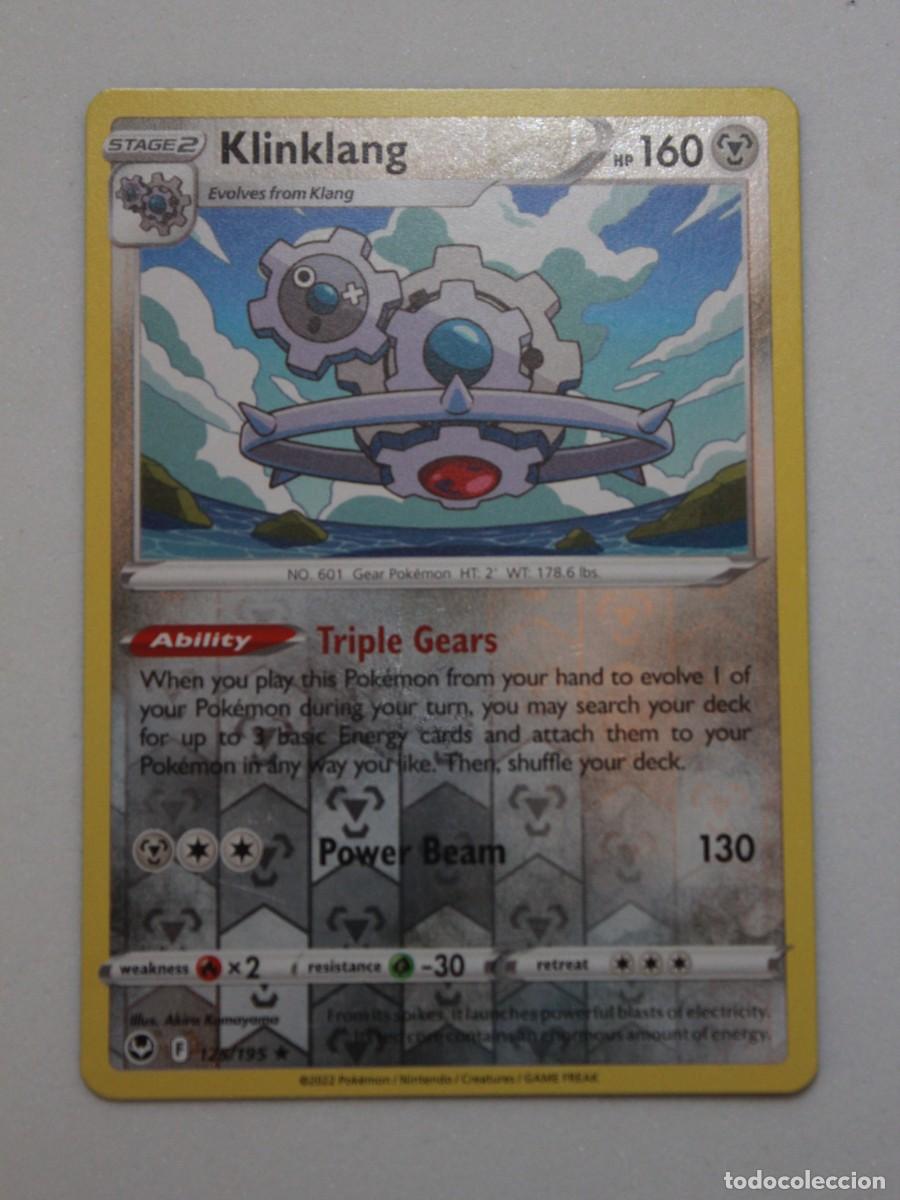 Trading Cards: Klinklang 124/195 Reverse Holo &ndash; Pok&eacute;mon TCG Silver Tempest