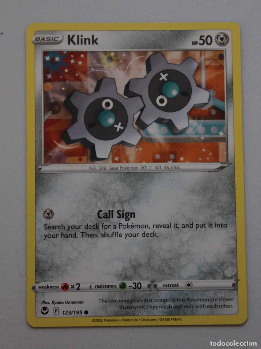 Trading Cards: Klink 123/195 Reverse Holo &ndash; Pok&eacute;mon TCG Silver Tempest