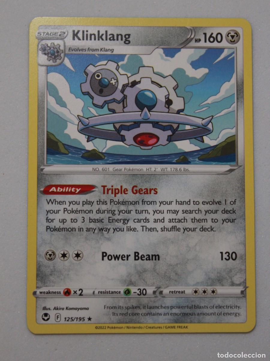Trading Cards: Klinklang 125/195 Rare &ndash; Pok&eacute;mon TCG Silver Tempest