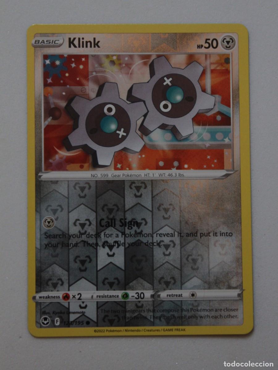 Trading Cards: Klink 123/195 Reverse Holo &ndash; Pok&eacute;mon TCG Silver Tempest