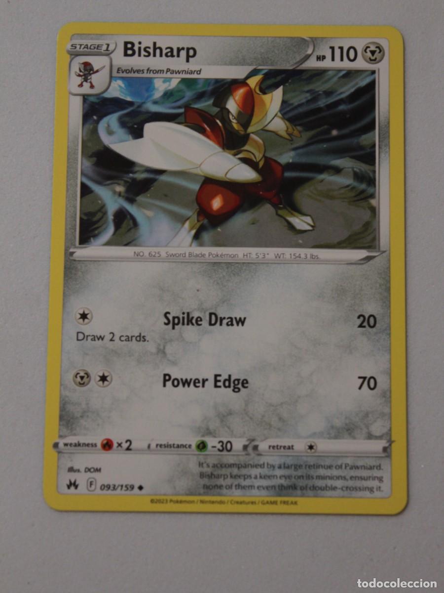 Trading Cards: Bisharp 093/159 &ndash; Pok&eacute;mon TCG Crown Zenith